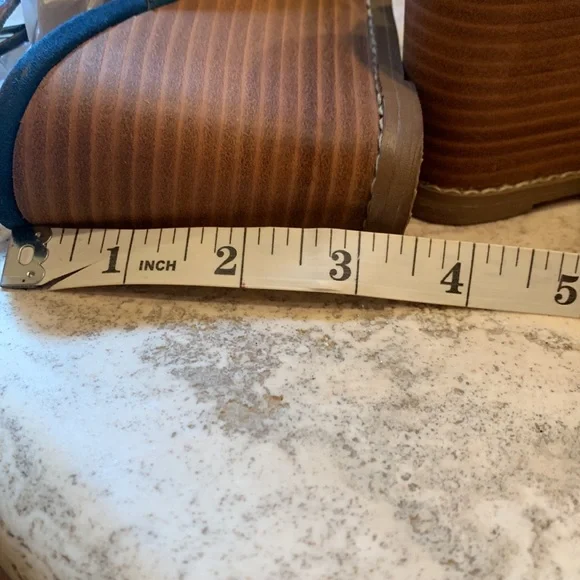 Caslon wedge suede/leather espadrille Blue Size 5.5 - Picture 6 of 6